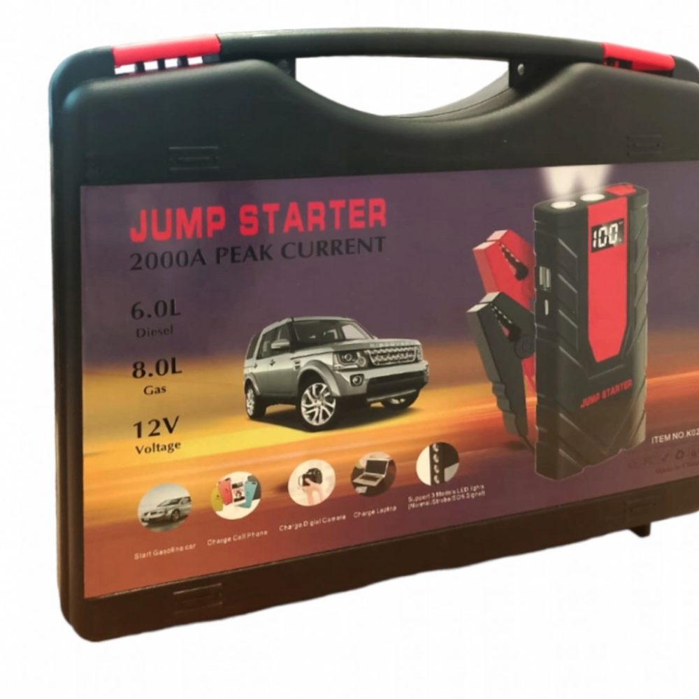 جامپ استارتر خودرو مدل Car Jump Starter k02 - Image 2