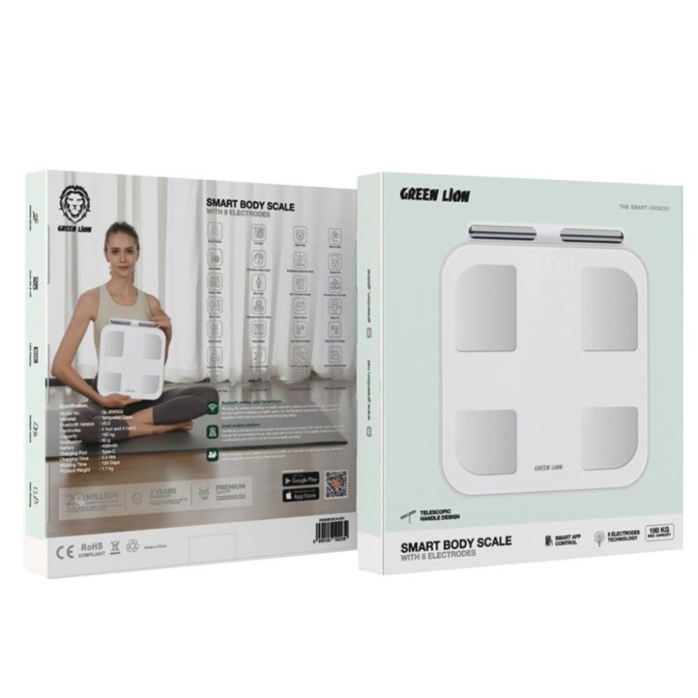 ترازوی هوشمند گرین لاین مدلGreen Lion Smart Body Scale with 8 Electrodes - Image 3