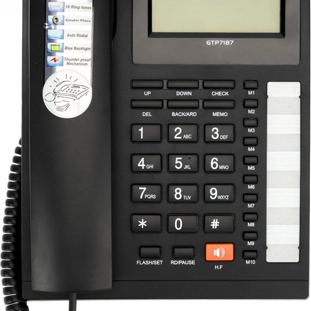 تلفن رومیزی جیپاس مدل GTP7187 - Image 3
