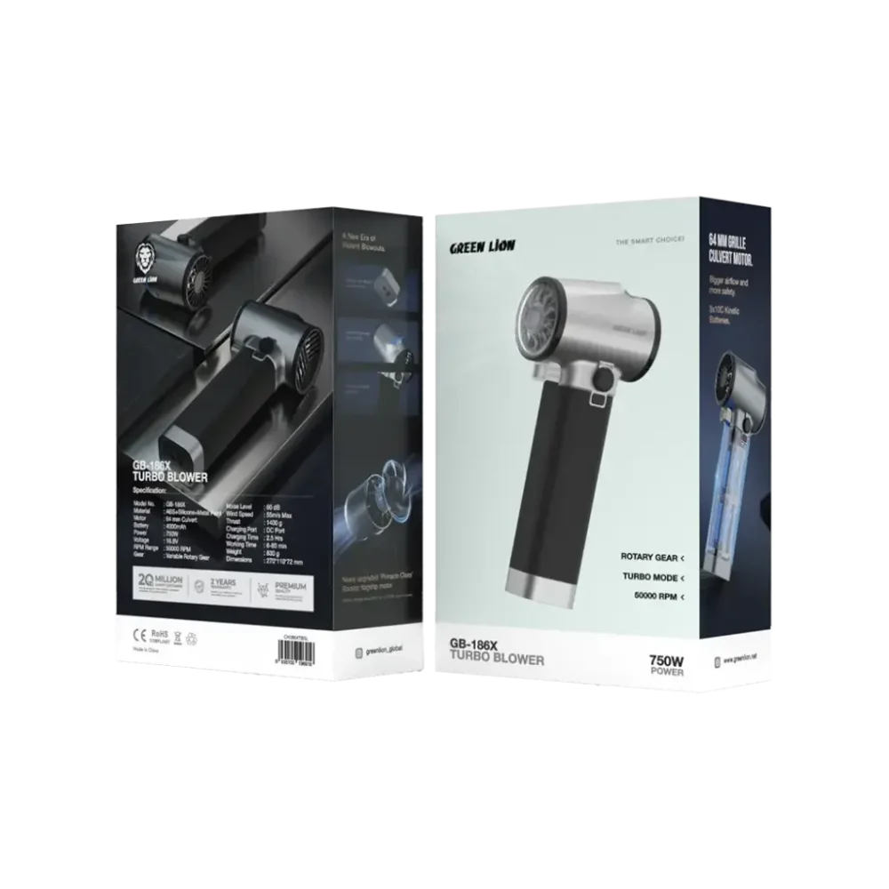 جت فن ۷۵۰ وات گرین لاین Green Lion GB-186X Turbo Blower - Image 5