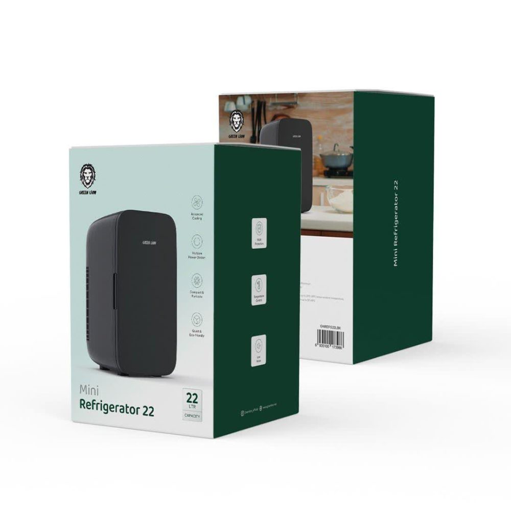 یخچال ۲۲ لیتری گرین مدل Green mini Refrigerator 22LTR - Image 7