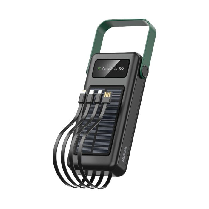 پاوربانک 30 هزار خورشیدی گرین لیون مدل Solar Max