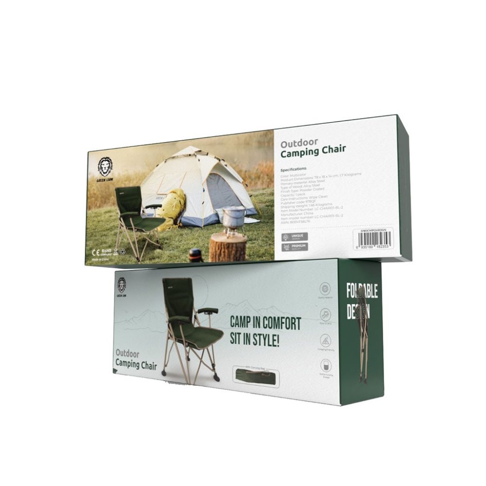 صندلی کمپینگ گرین لاین Green Lion Outdoor Camping Chair GNOCMPCHR - Image 3