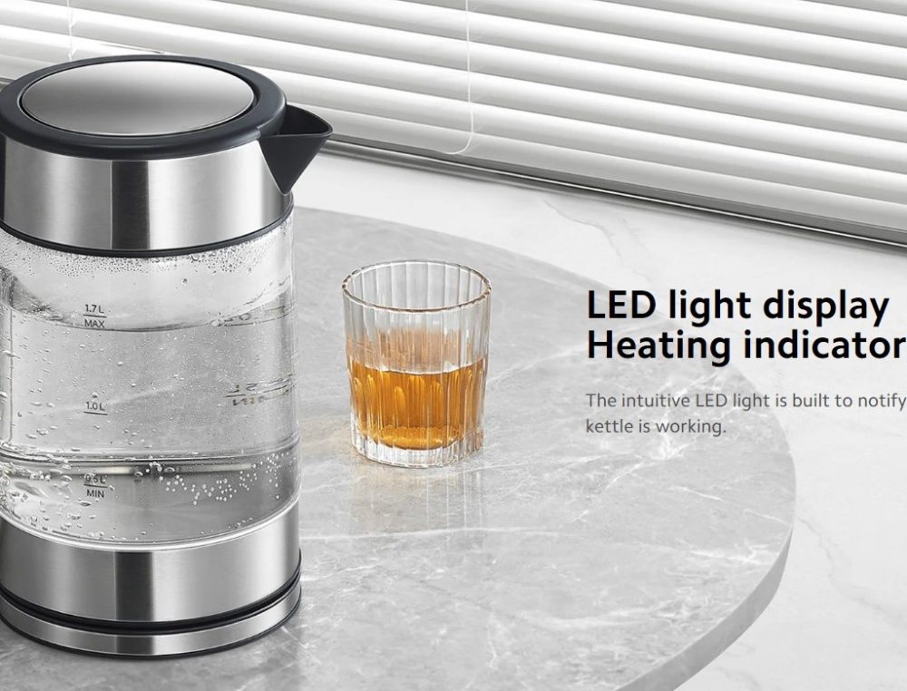 کتری برقی پیرکس شیائومی مدل Xiaomi Electric Glass Kettle - Image 5