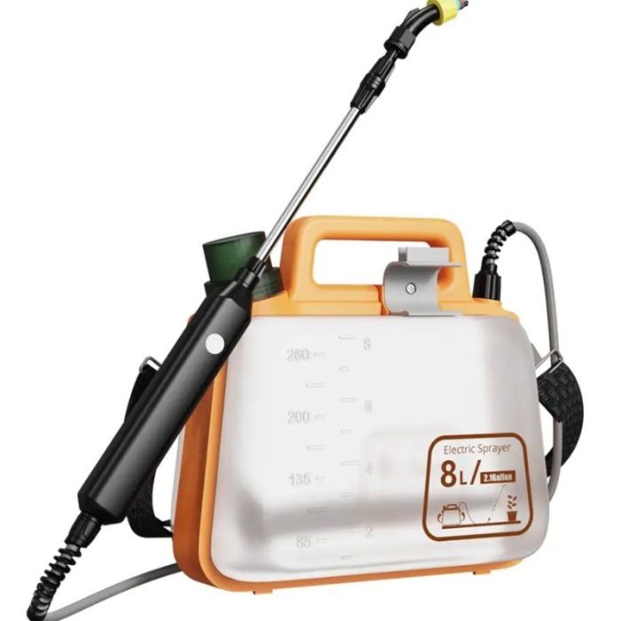 سمپاش برقی باغی Porodo Lifestyle Aqua Splash با تنظیمات پاشش دوگانه