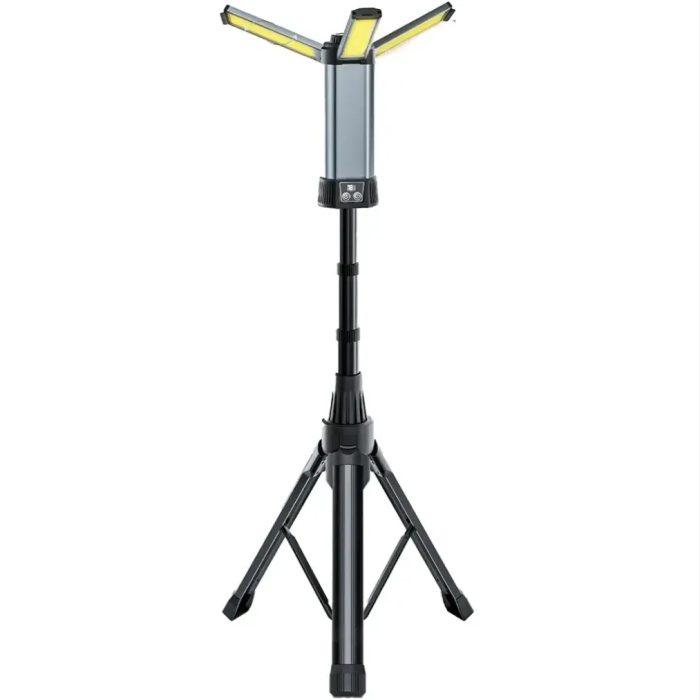 چراغ کمپینگ پایه دار شارژی گرین لاین Green Lion Trio Beam Lite Tripod Camping Light