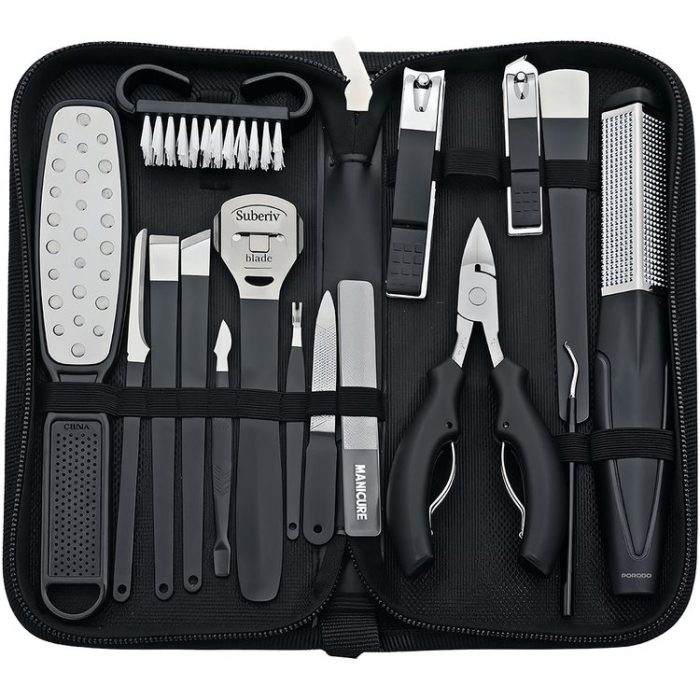 ست ناخن گیر 16 کاره پورودو مدل PDLFST8010BK