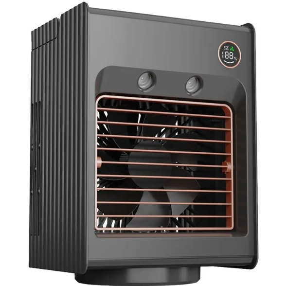 پنکه شارژی رومیزی مه پاش پرودو Porodo Air & Mist Portable Cooling Fan PDLSMFAN