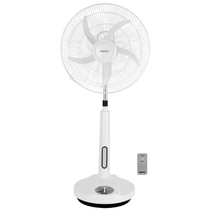 پنکه ایستاده قابل شارژ جیپاس مدل GEEPAS GF21219 کنترل دار 18 اینچ